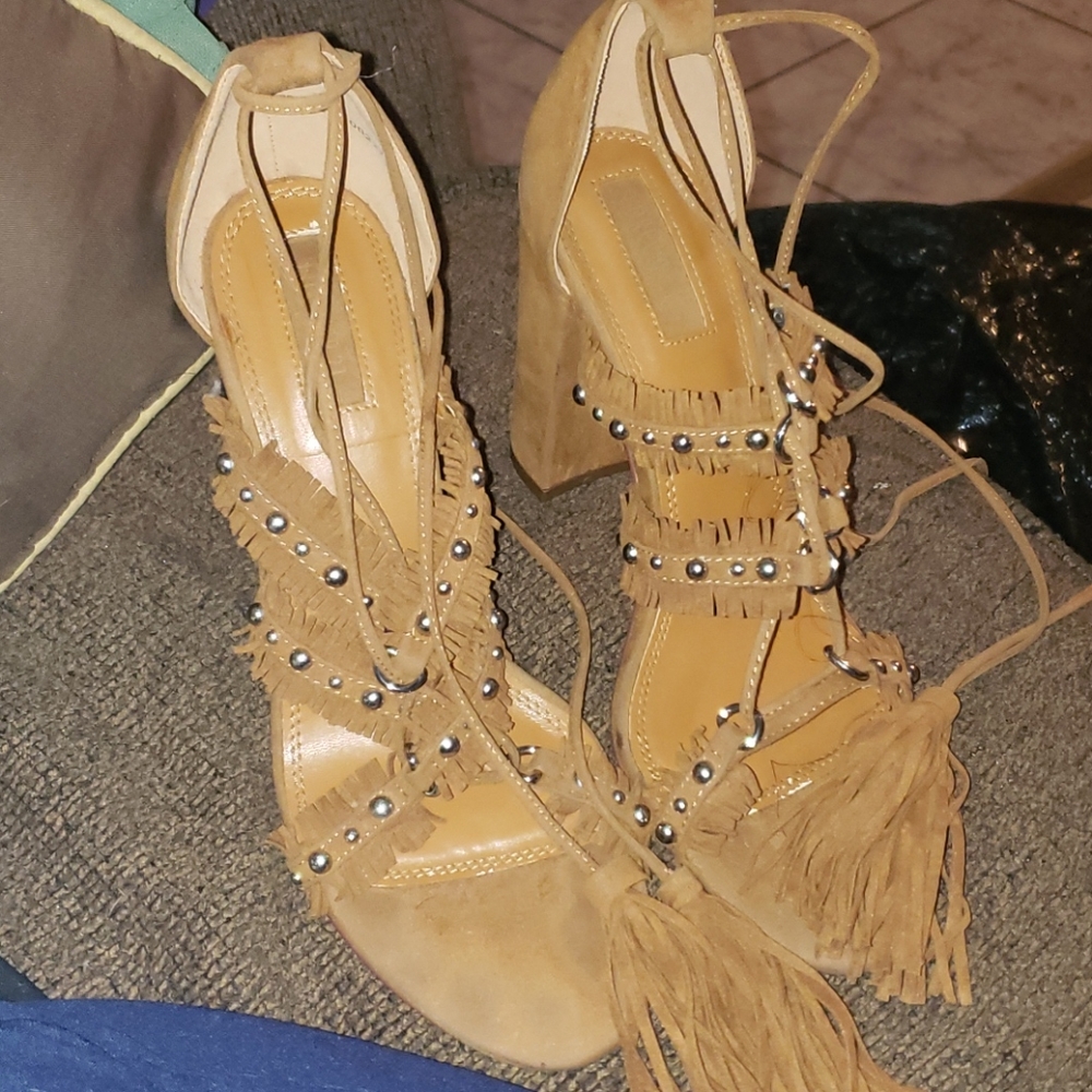 Brown heels